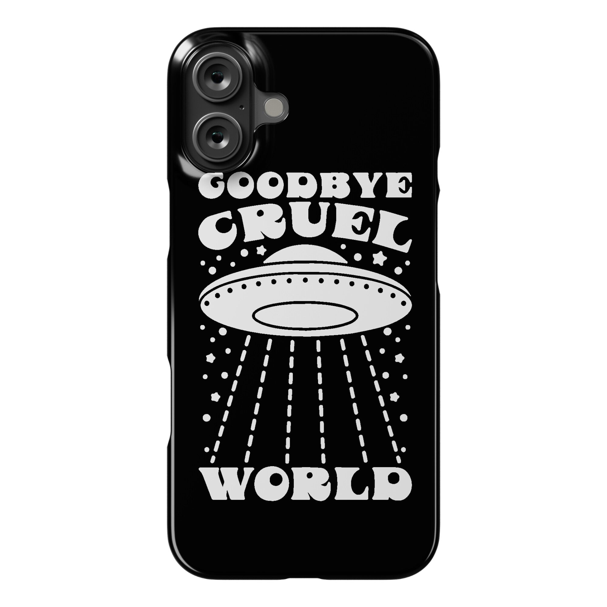 Goodbye Cruel World Phone Case